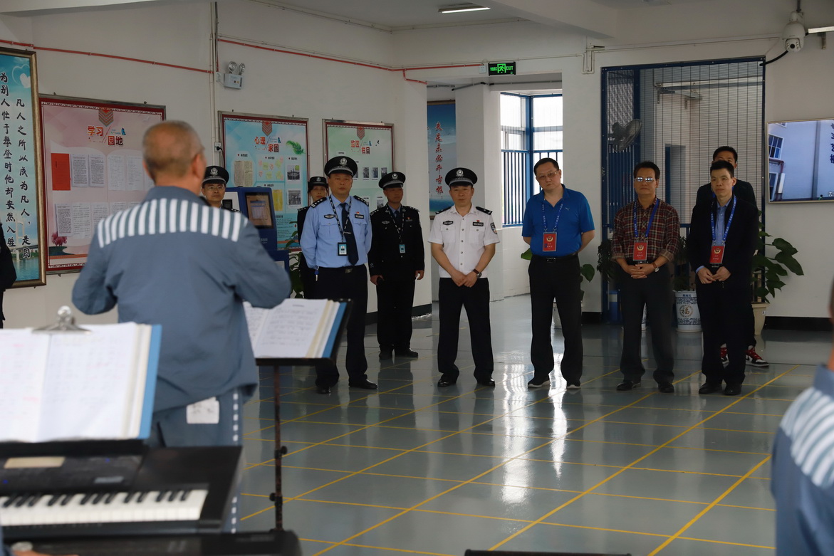 司法部监狱管理局领导到桂中监狱实地调研